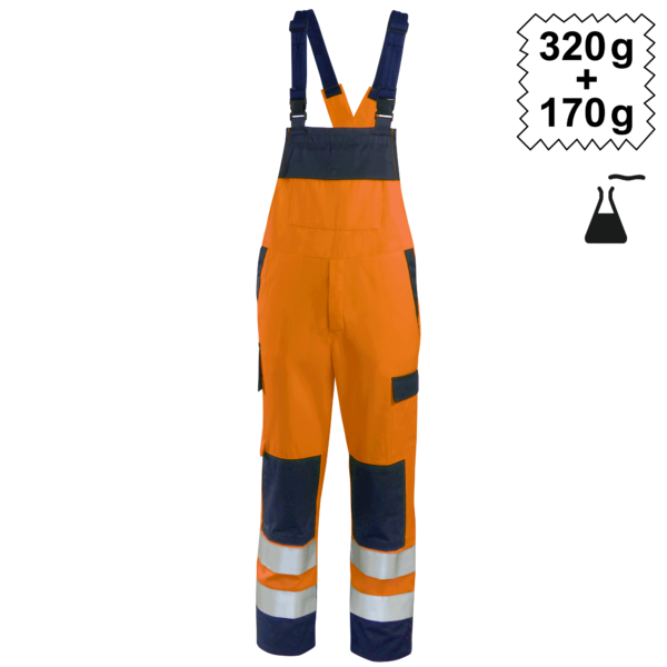 Salopette Hi-vis-Multinorm lourd