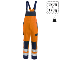 Salopette Hi-vis-Multinorm lourd