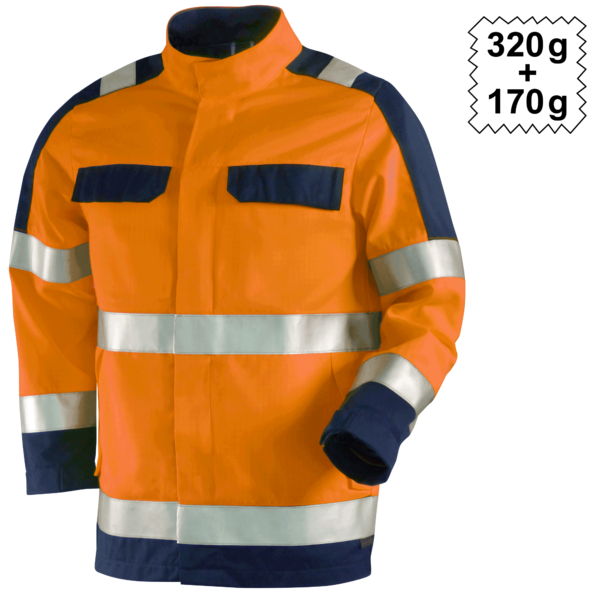 Jacke High Vis Multinorm schwer