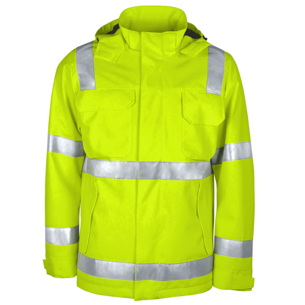 Foul weather jacket Hi Visibility